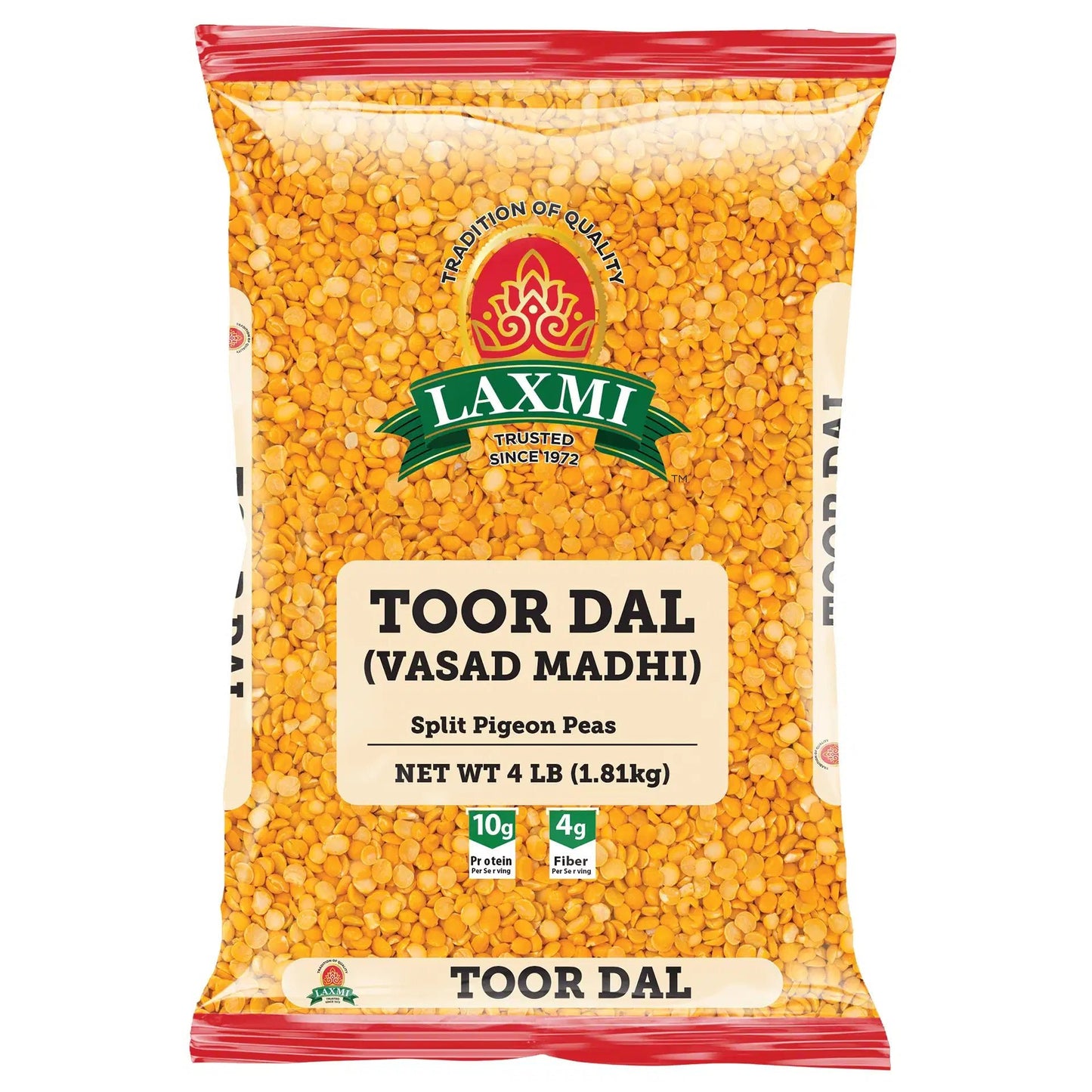 Laxmi Toor Dal (Vasad Madhi) 4 LB