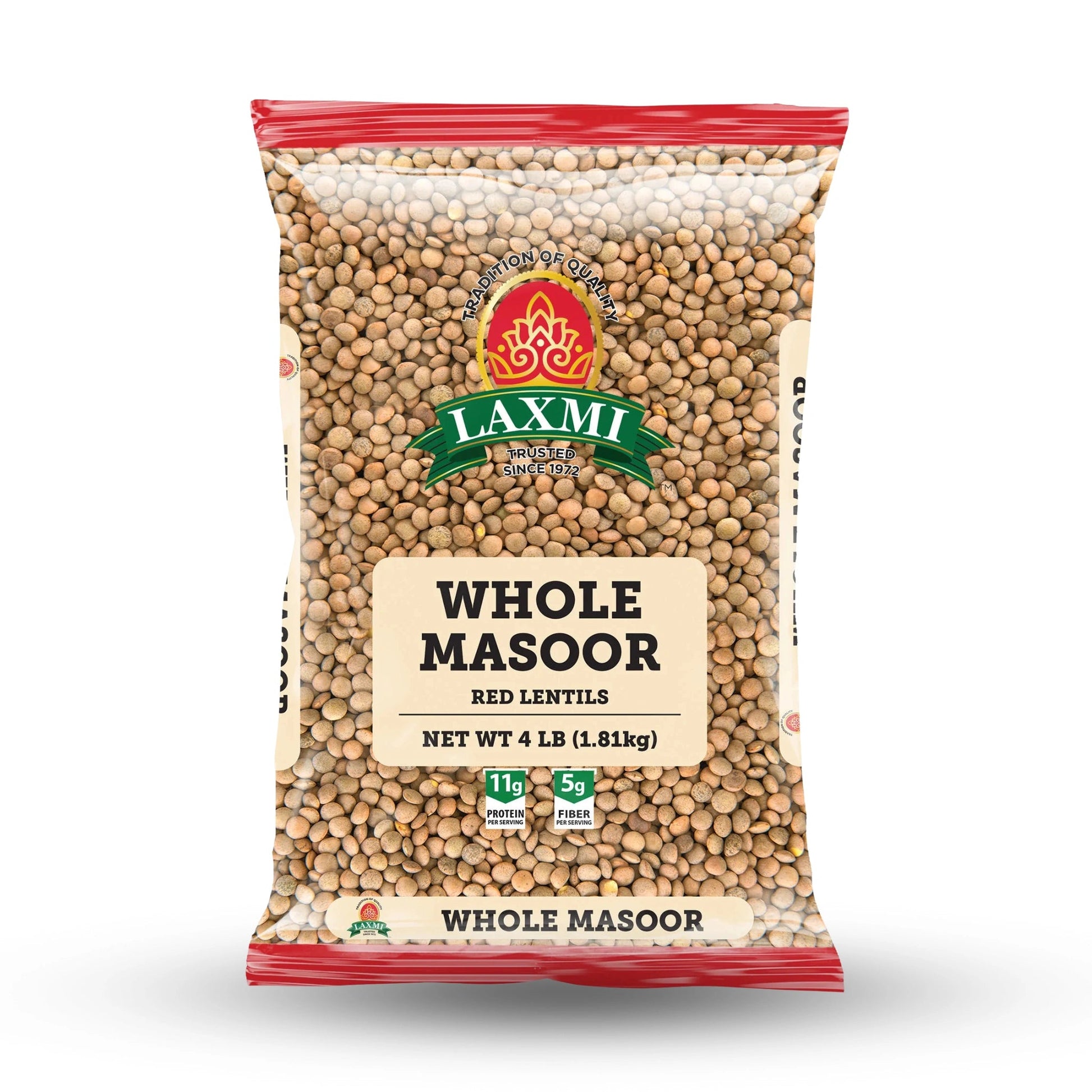 Laxmi Whole Masoor Dal 2 Lb