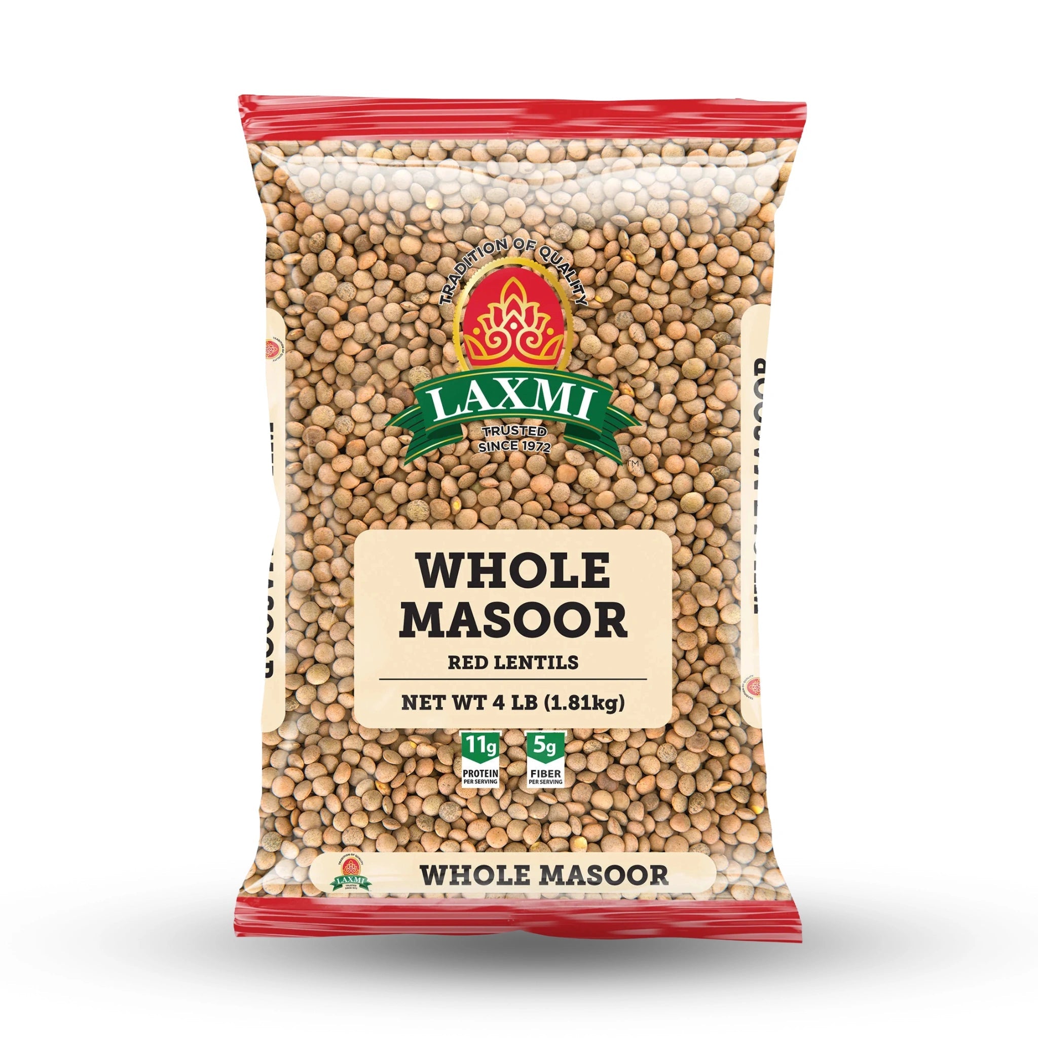 Laxmi Whole Masoor Dal 2 Lb