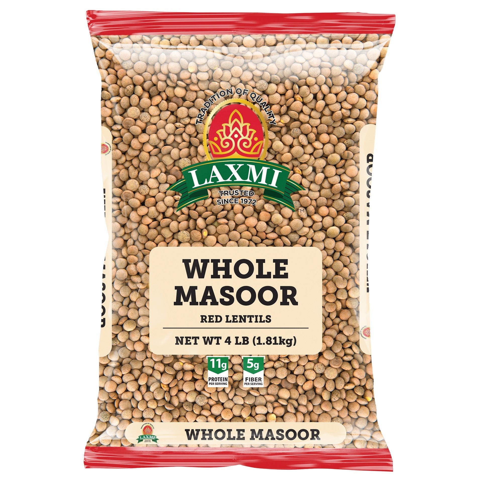 Laxmi Whole Masoor Dal 4 LB