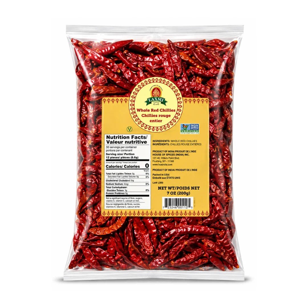 Laxmi Whole Red Chilli 200 Gm
