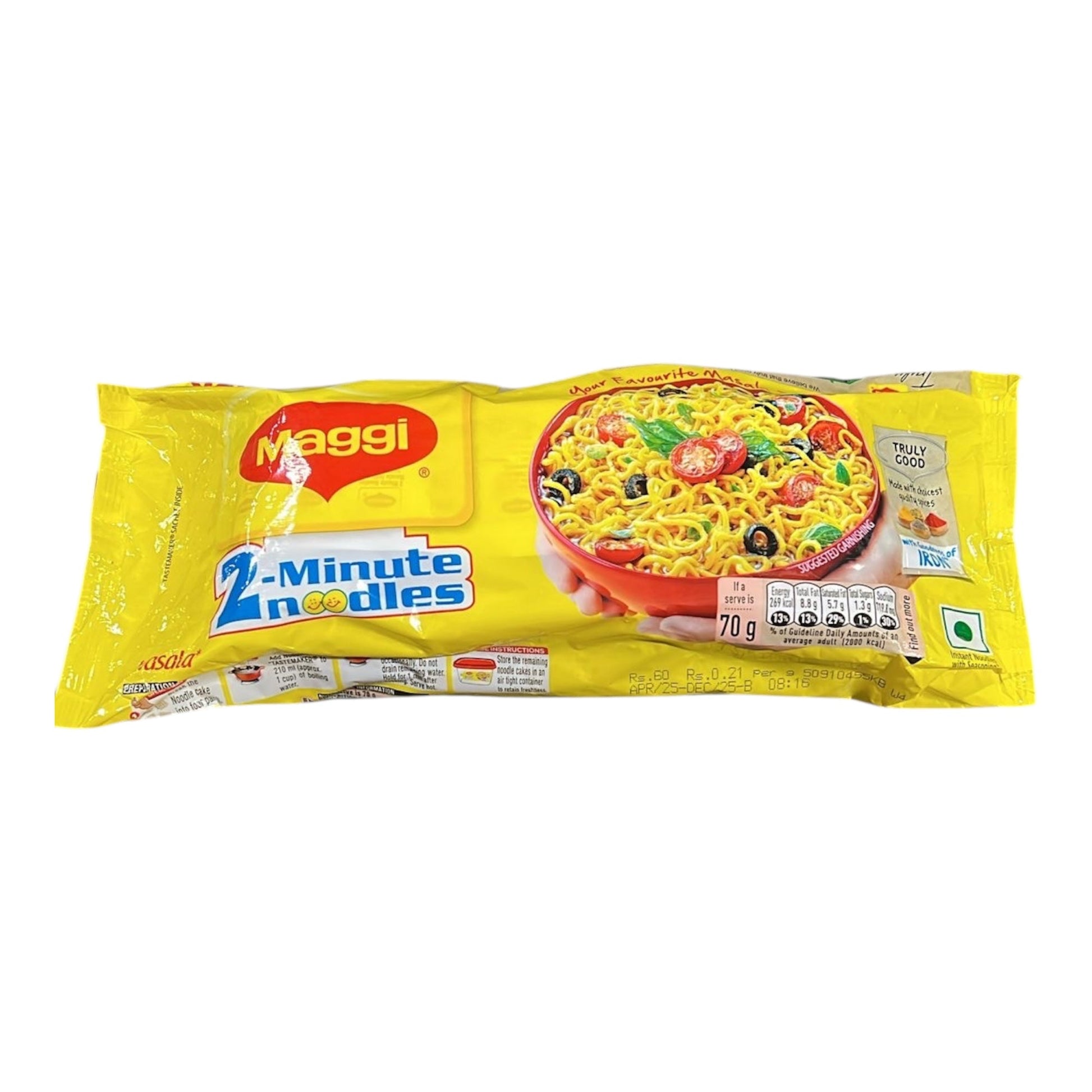 Maggi (2 minute noodles) Export Pack 70 GM