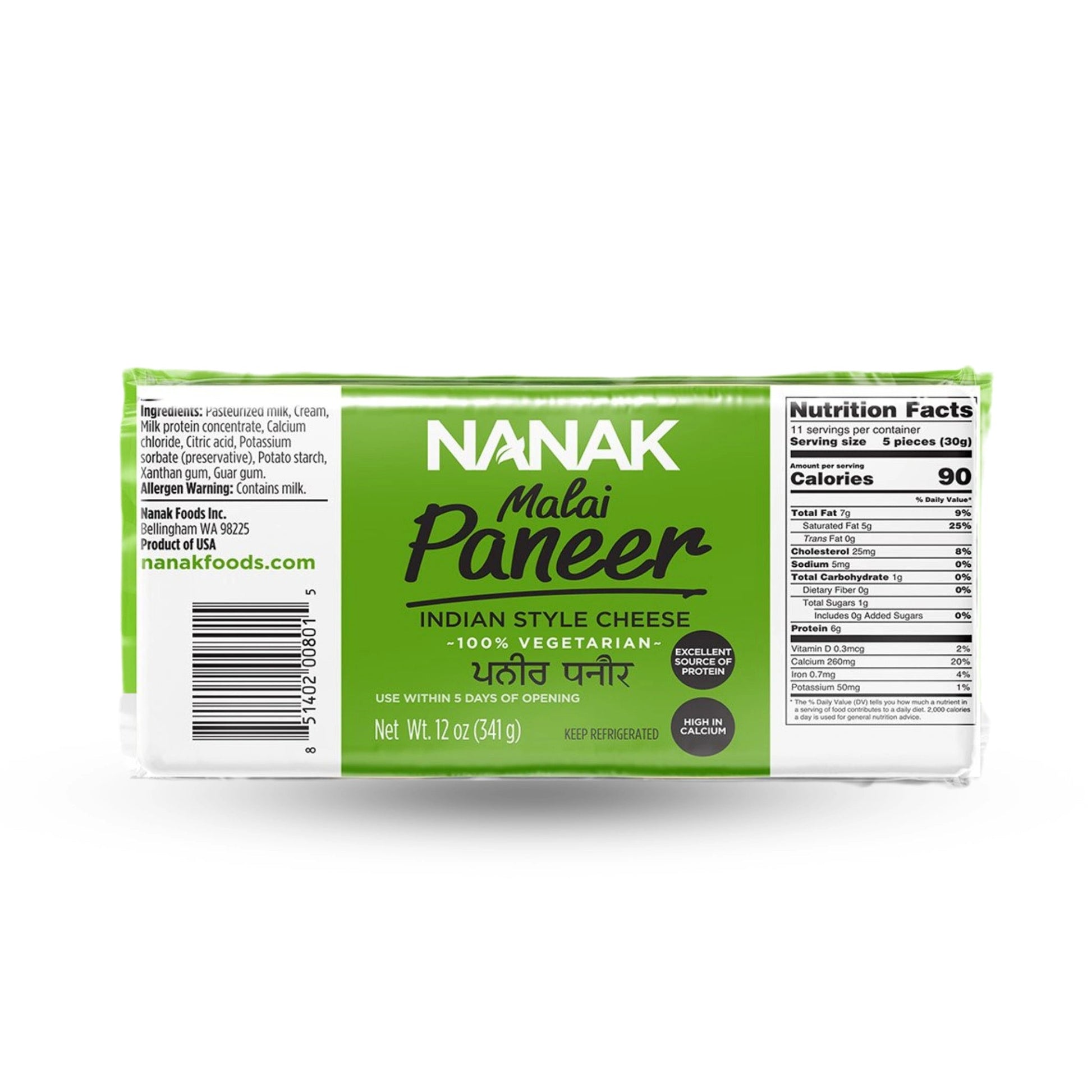 Nanak Malai Paneer 12 Oz