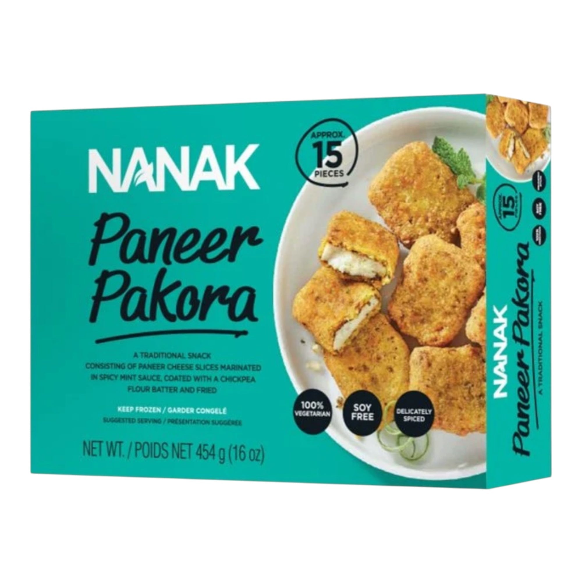 Nanak Paneer Pakora 15 pc 454 gm