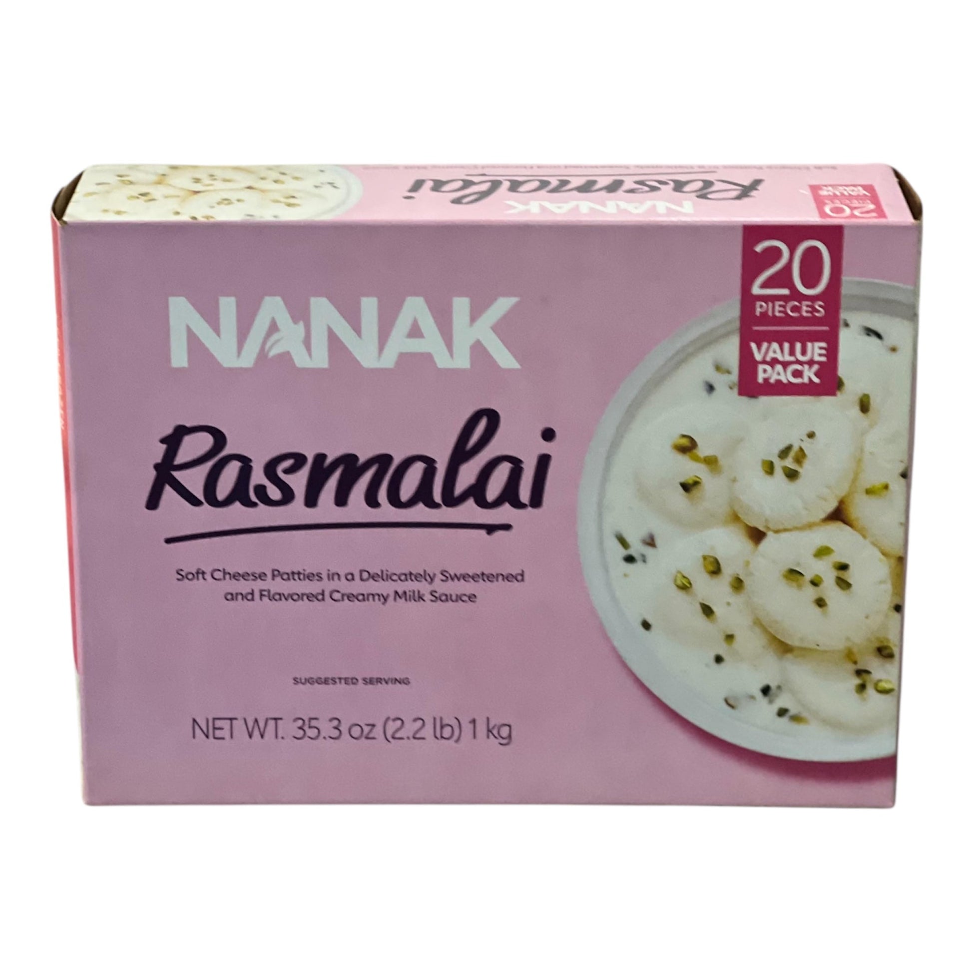 Nanak Rasmalai 10x1 Kg (20 Pcs)