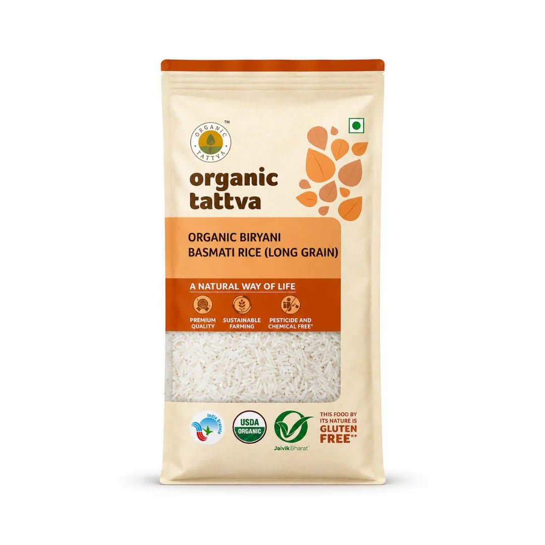 Organic Tattva Biryani Basmati Rice 10 LB
