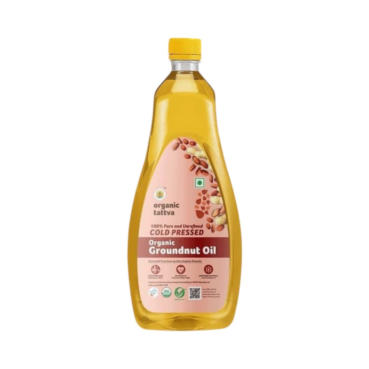 Organic Tattva Groundnut Oil 1 Ltr