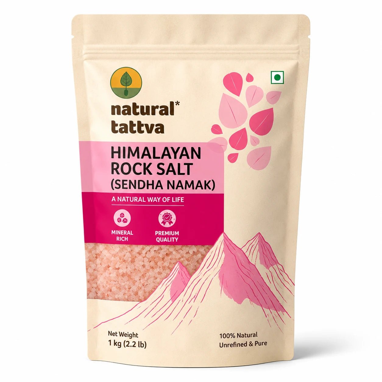 Organic Tattva Himalayan Rock Salt 2 LB