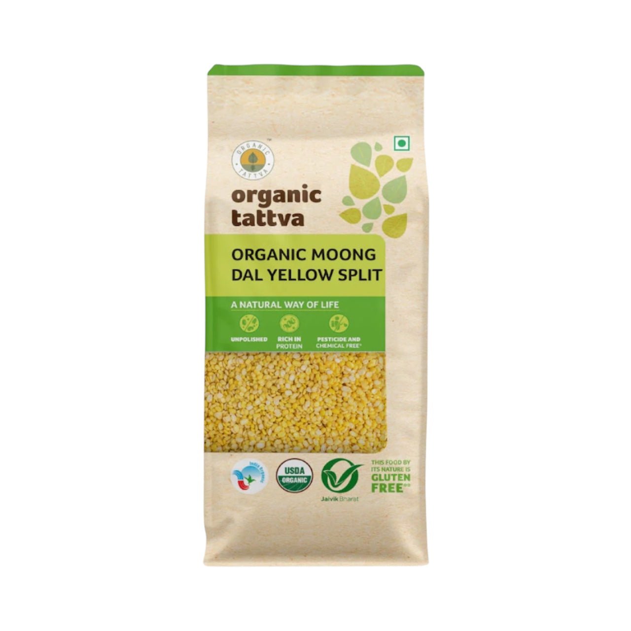 Organic Tattva Moong Dal 4 LB