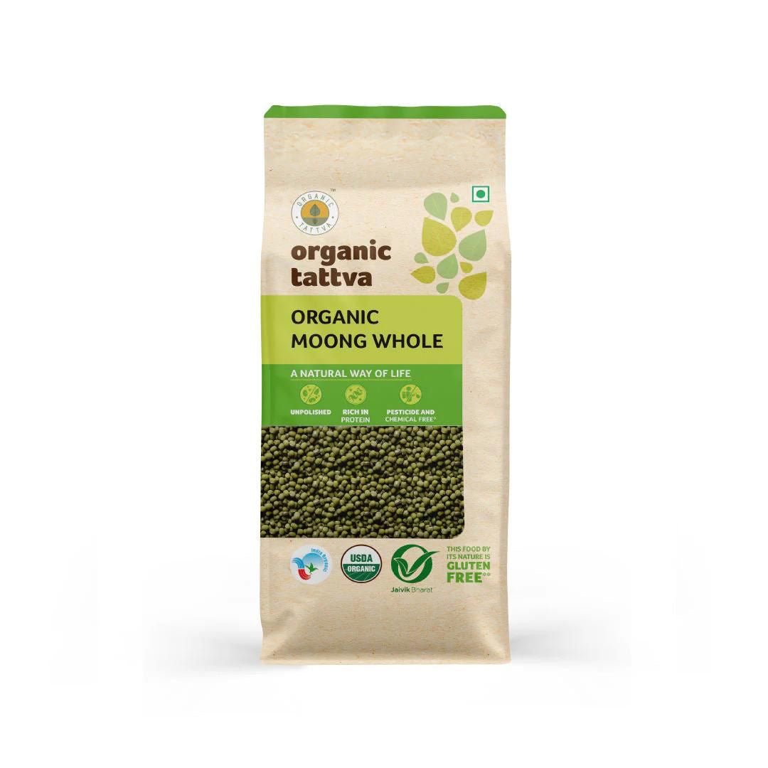 Organic Tattva Moong Whole 4 LB