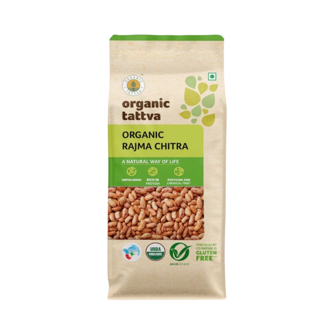 Organic Tattva Rajma Chitra / Pinto Beans 4 LB