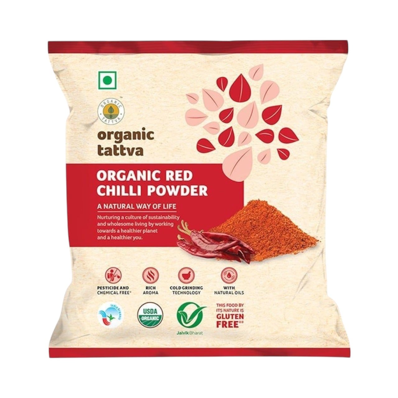 Organic Tattva Red Chilli Powder 200 gm