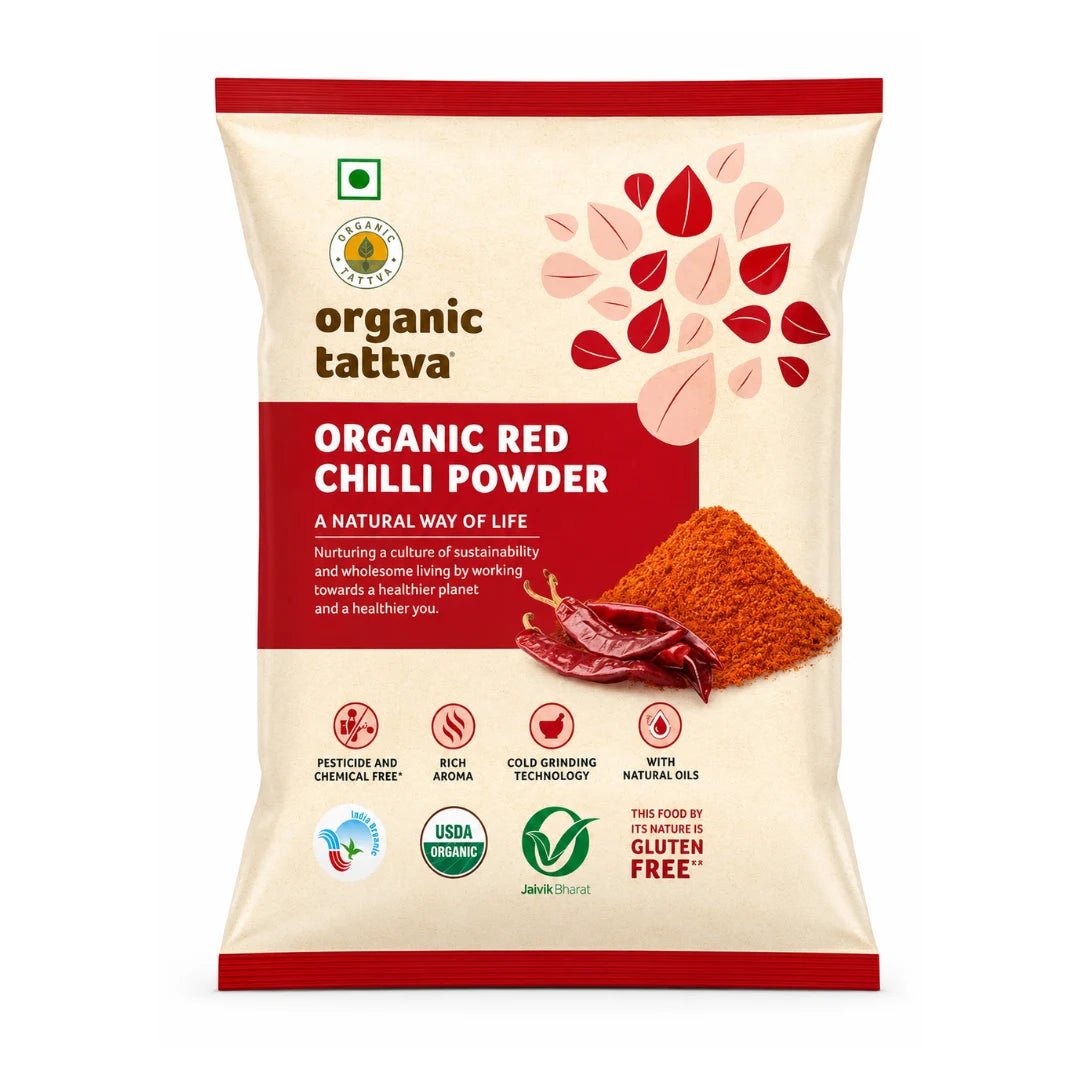 Organic Tattva Red Chilli Powder 200 gm