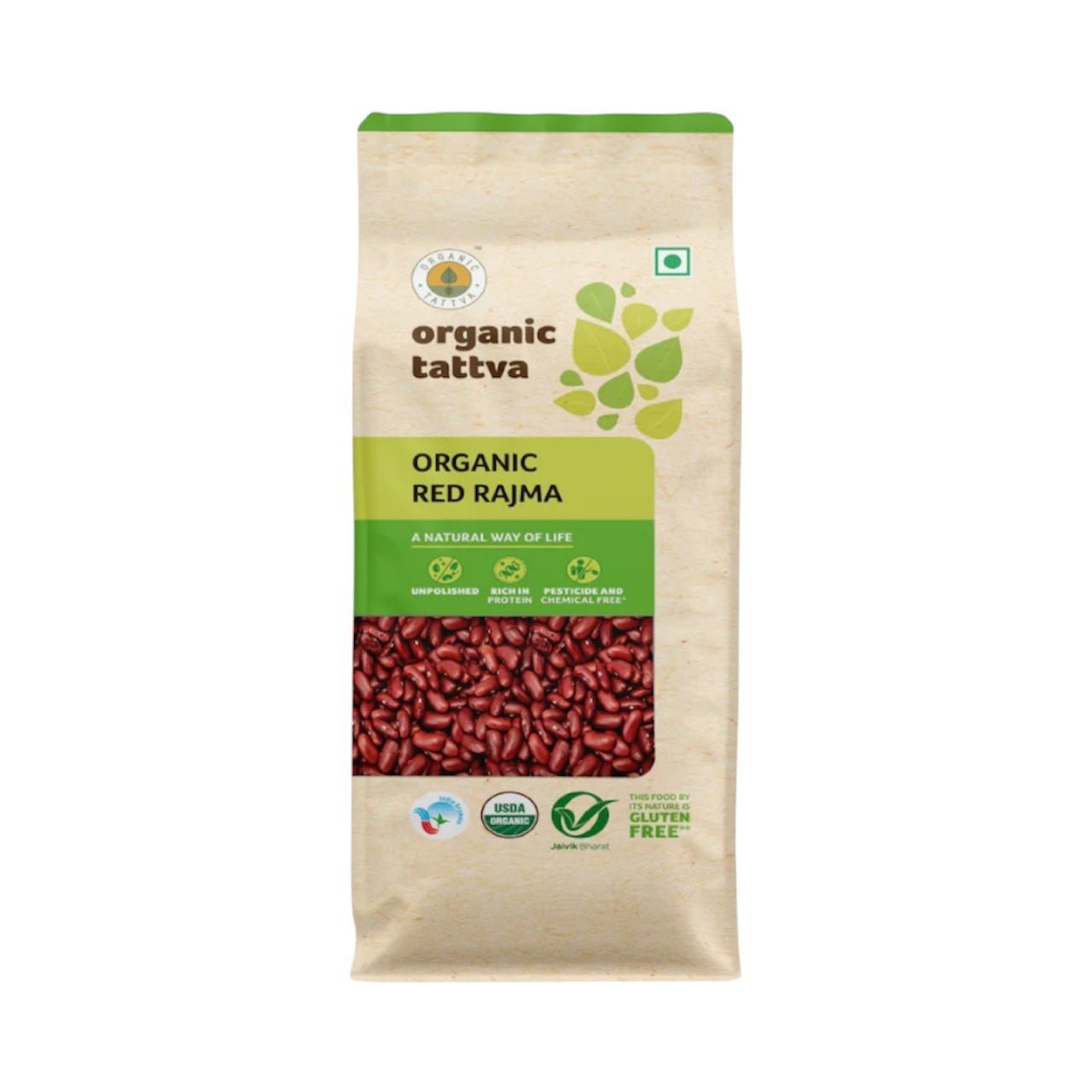 Organic Tattva Red Kidney Beans / Red Rajma 4 LB