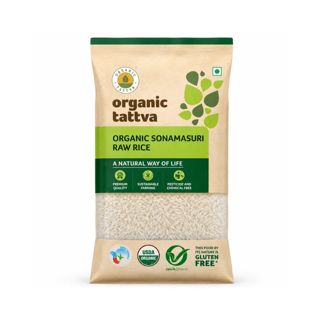 Organic Tattva Sona Masoori Rice 10 LB