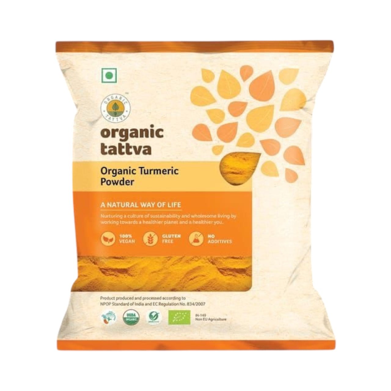 Turmeric Mandi Organic Tattva Turmeric Powder 200 gm – Insta Mandi