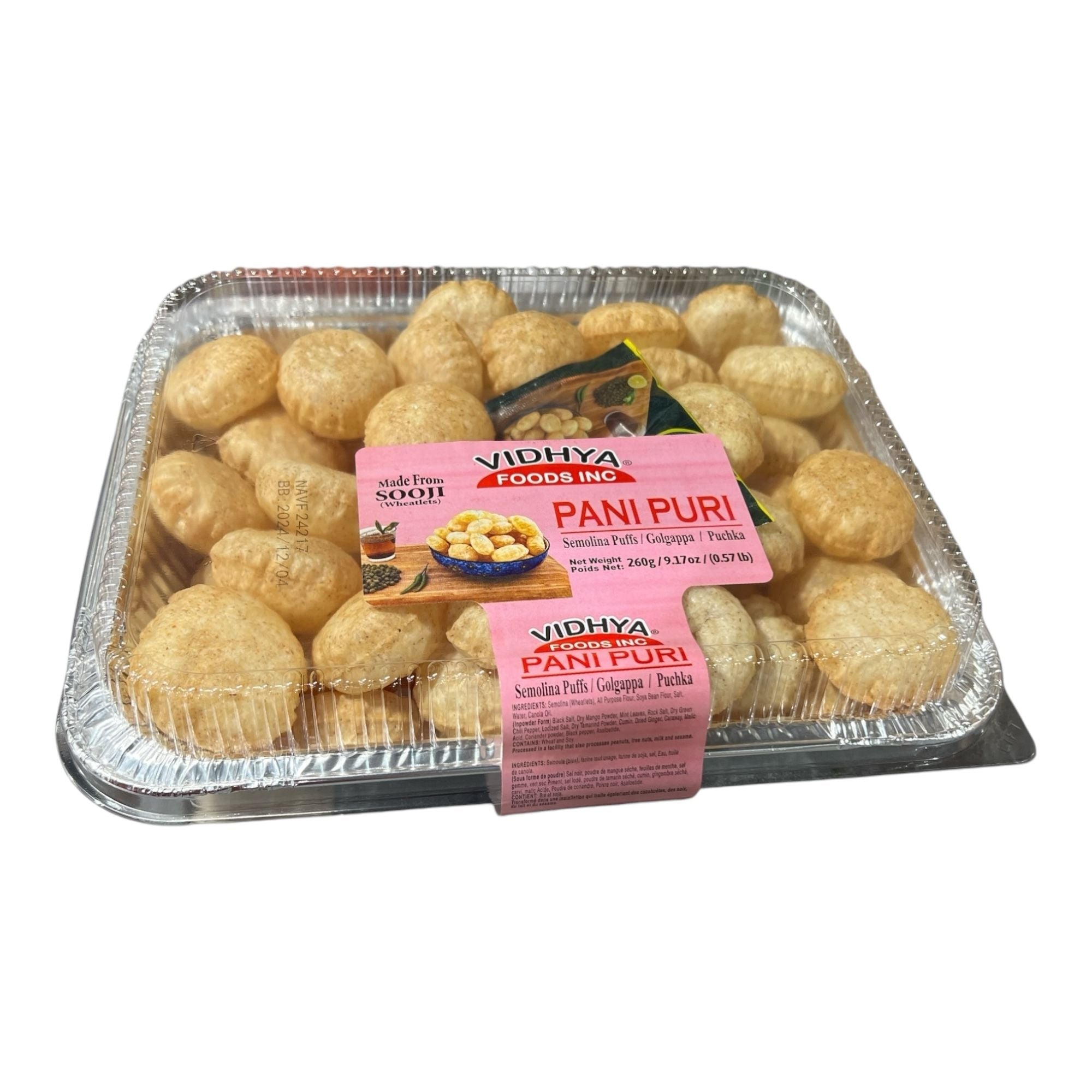 Pani Puri ~ 240 gm to 260 GM Box (Vidhya)
