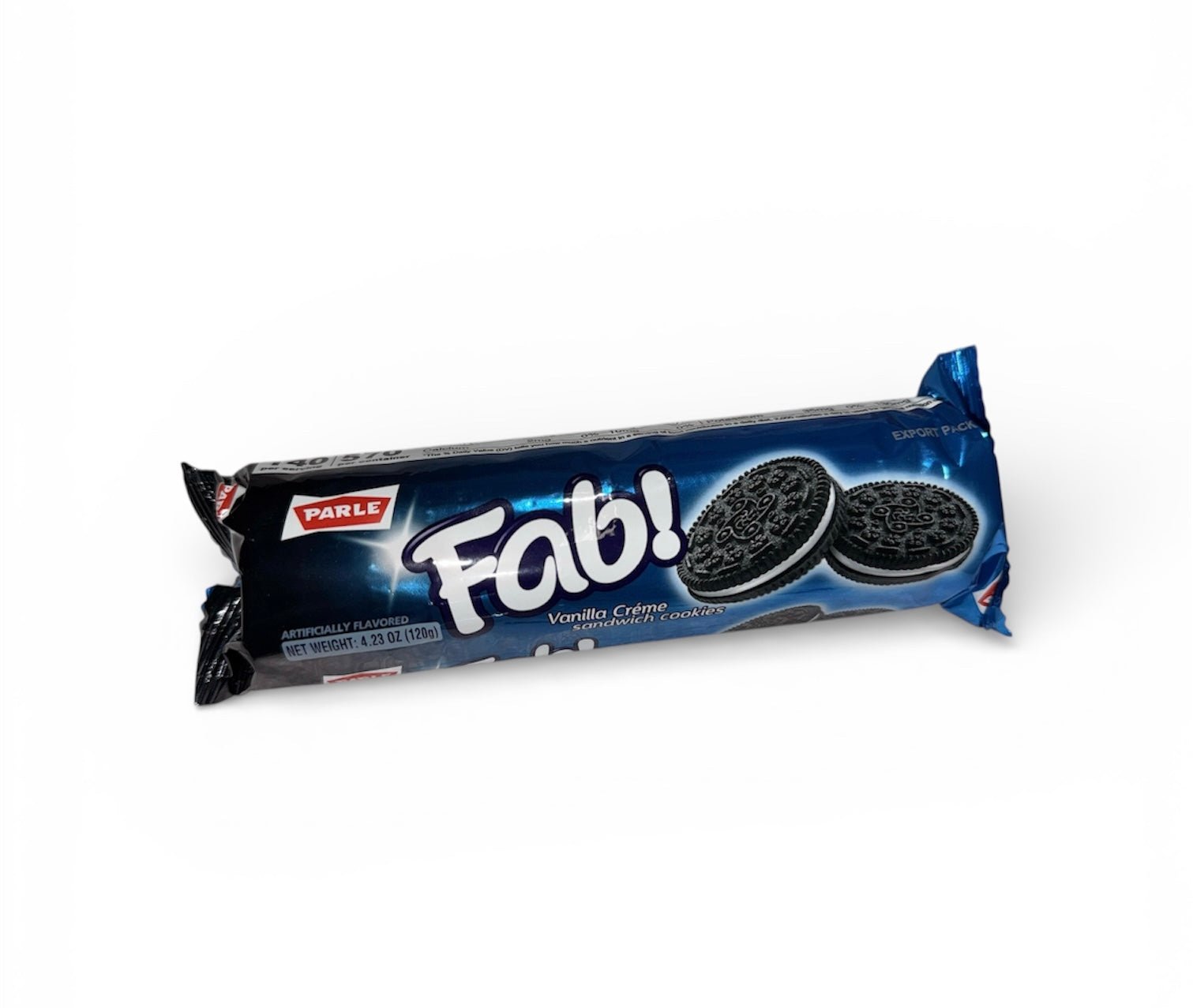 Parle Fab Vanilla Cookies 120 Gm