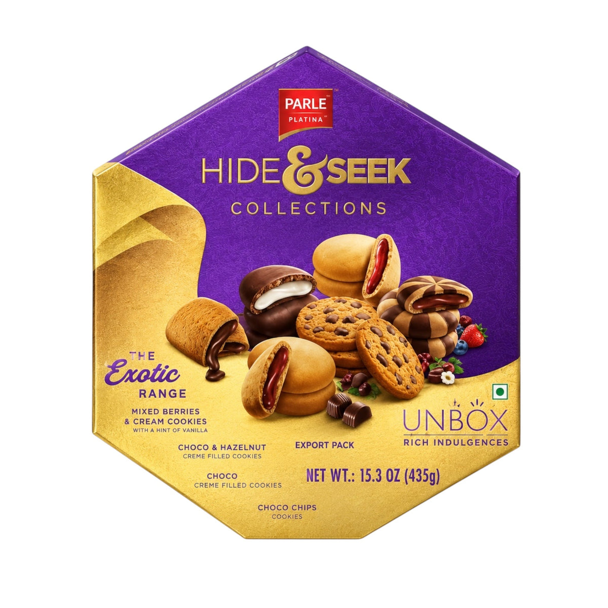 Parle Hide & Seek Hexagon Collection 435gm