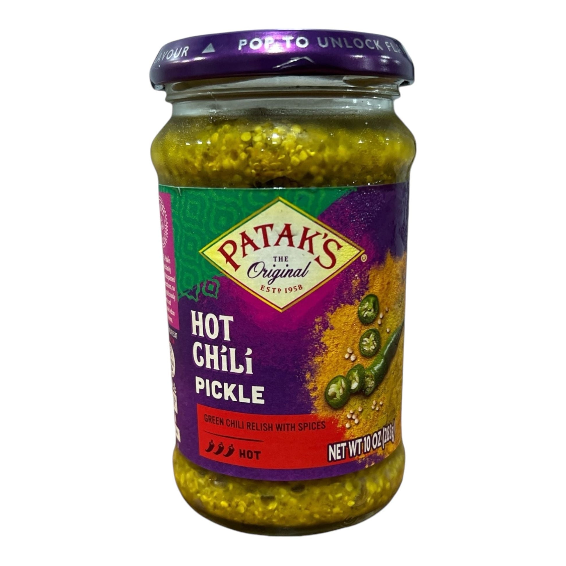 Patak's Hot Chili Pickle 9 Oz