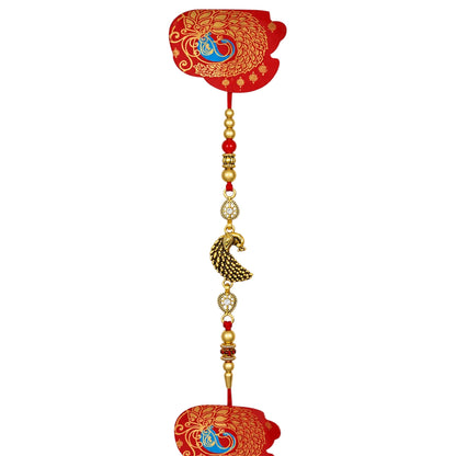 Peacock Charm Rakhi 1 Pc