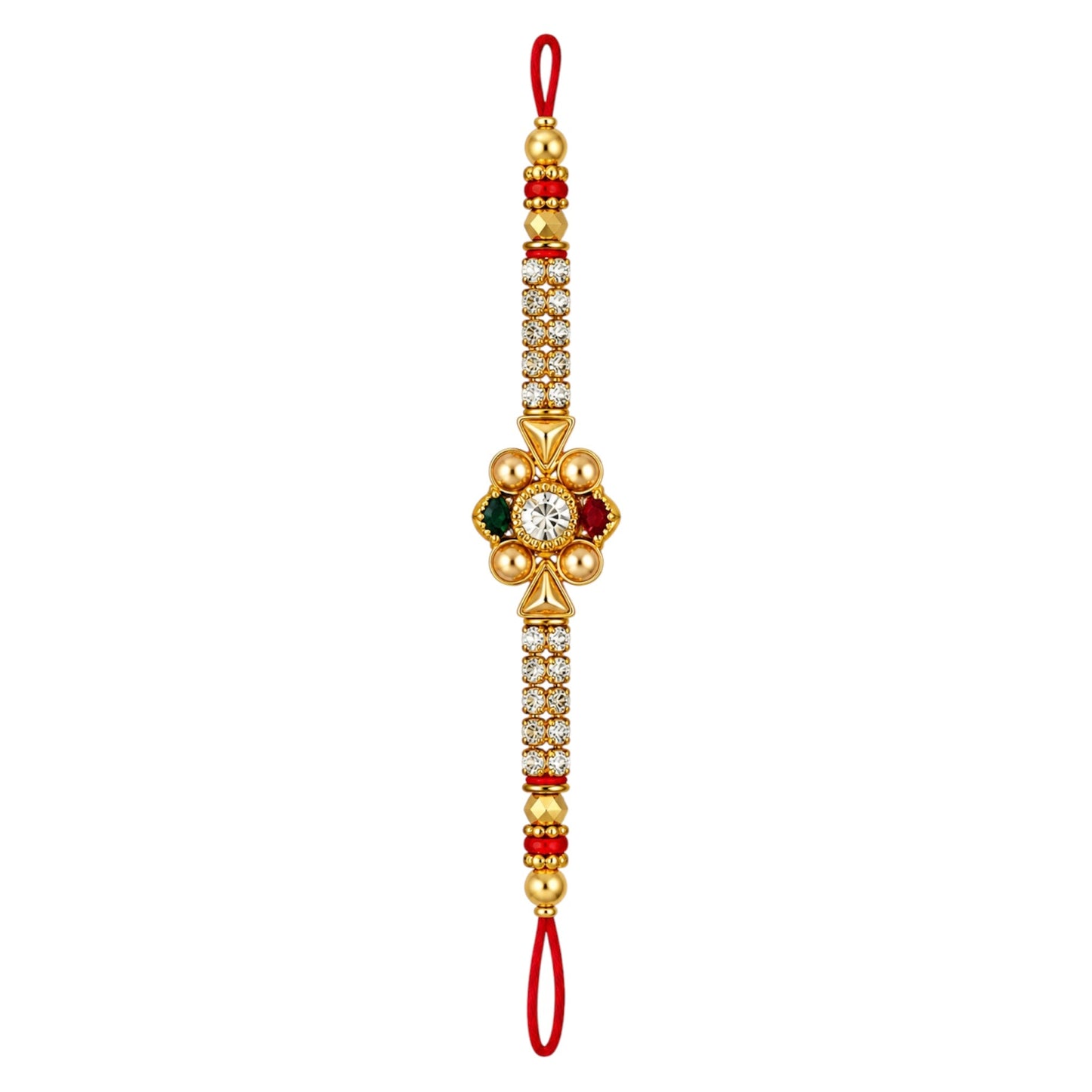 Pearl Floral Designer Rakhi 1 Pc