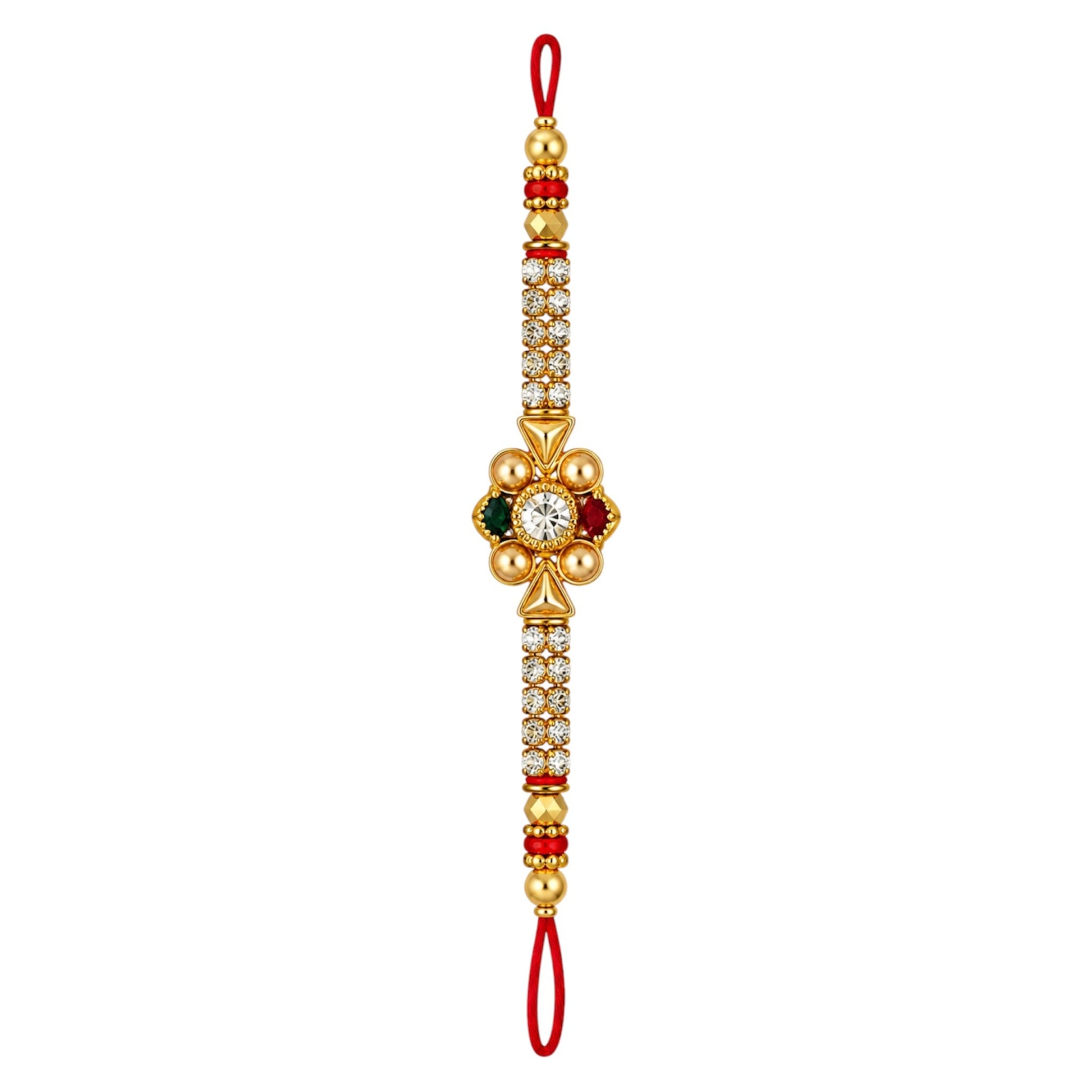 Pearl Floral Designer Rakhi 1 Pc