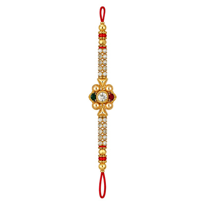 Pearl Floral Designer Rakhi 1 Pc
