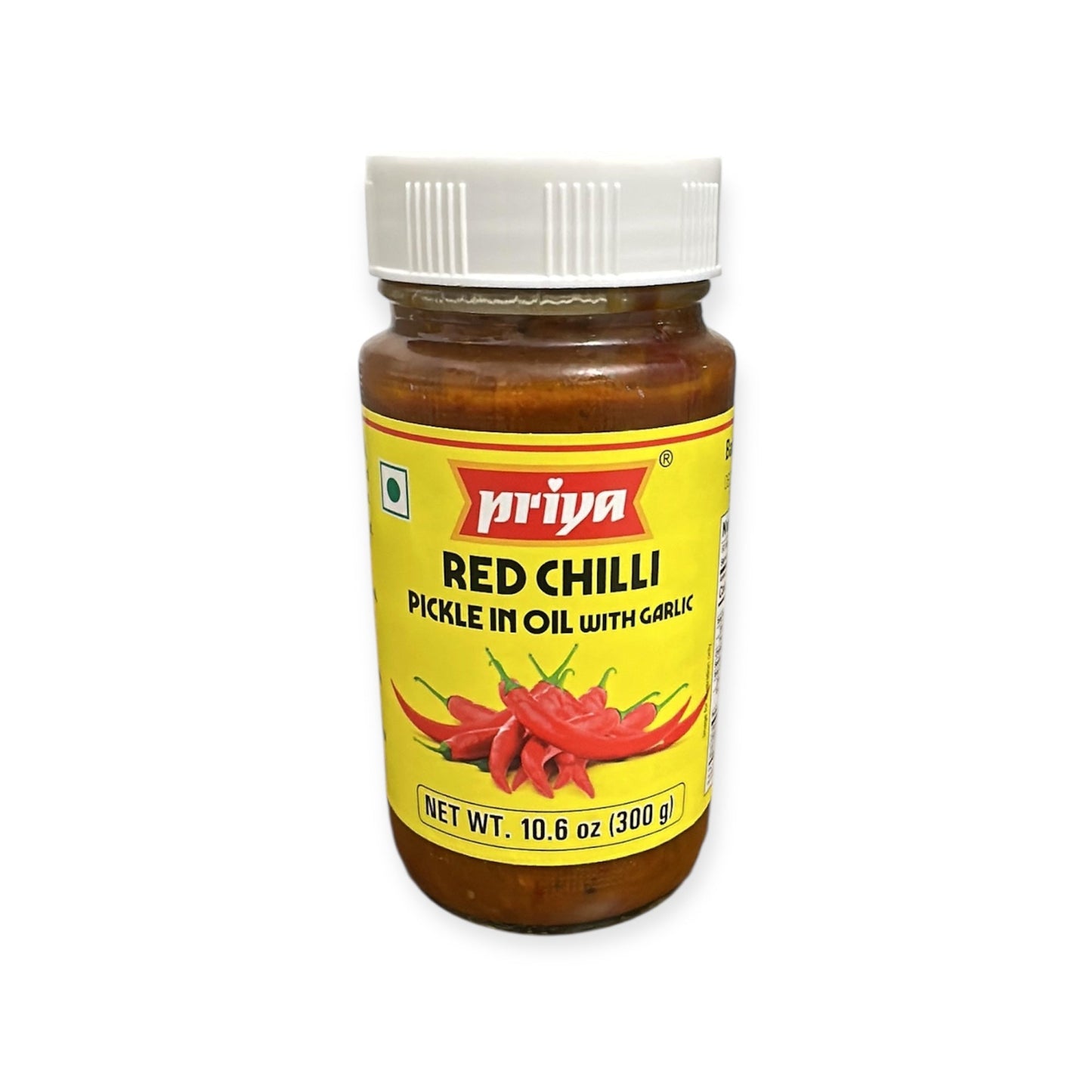 Priya Red Chilli Pickle (With Garlic) 300 Gm