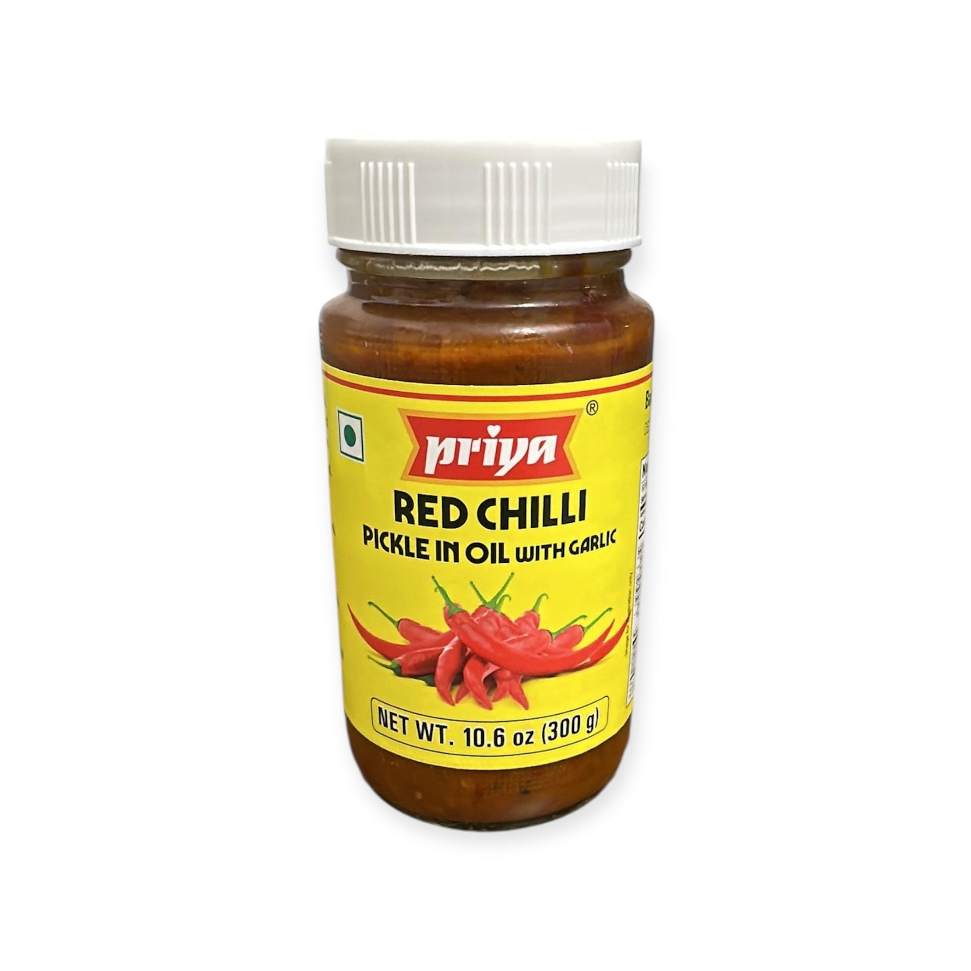 Priya Red Chilli Pickle (With Garlic) 300 Gm