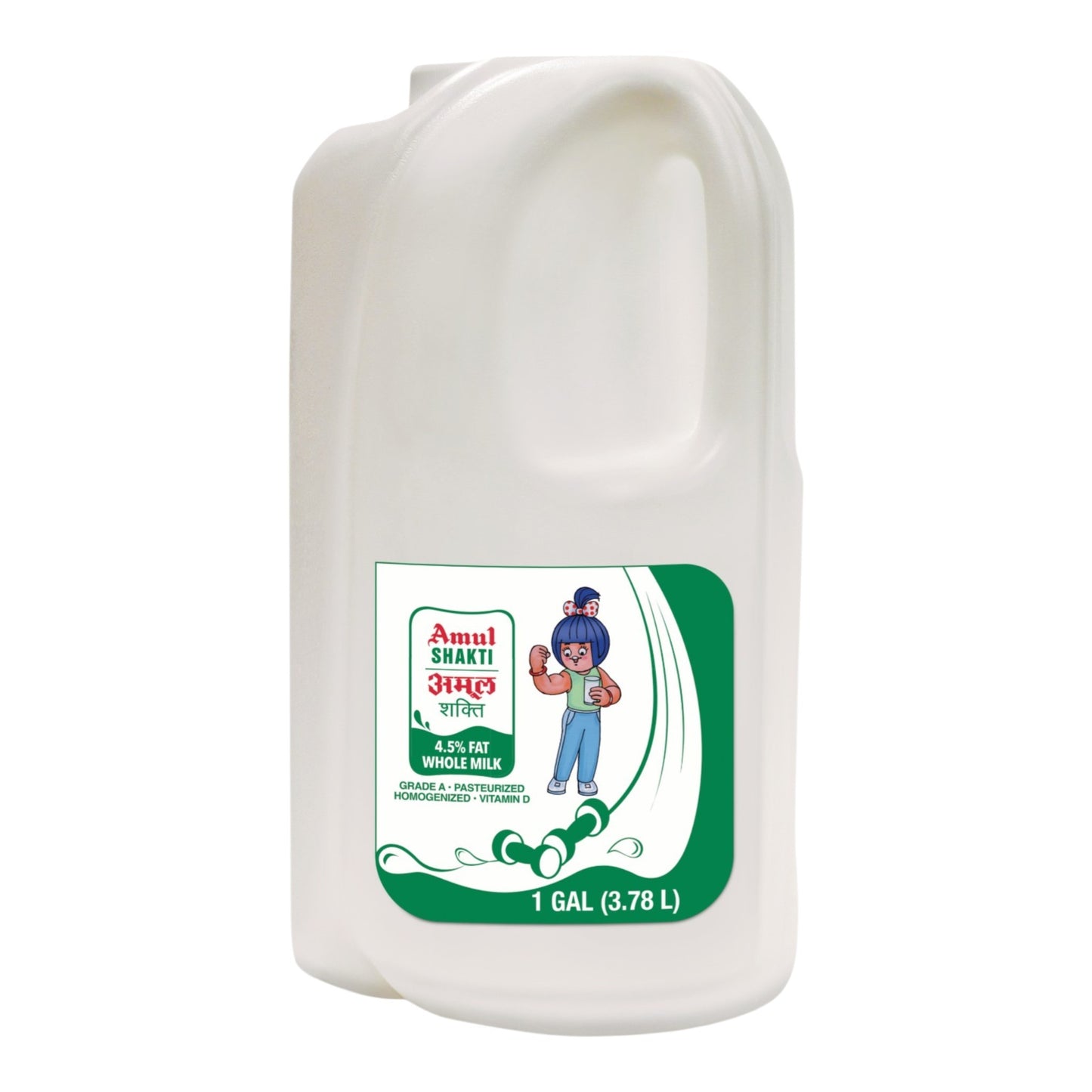 Amul Shakti 4.5% Milk 1 Gallon