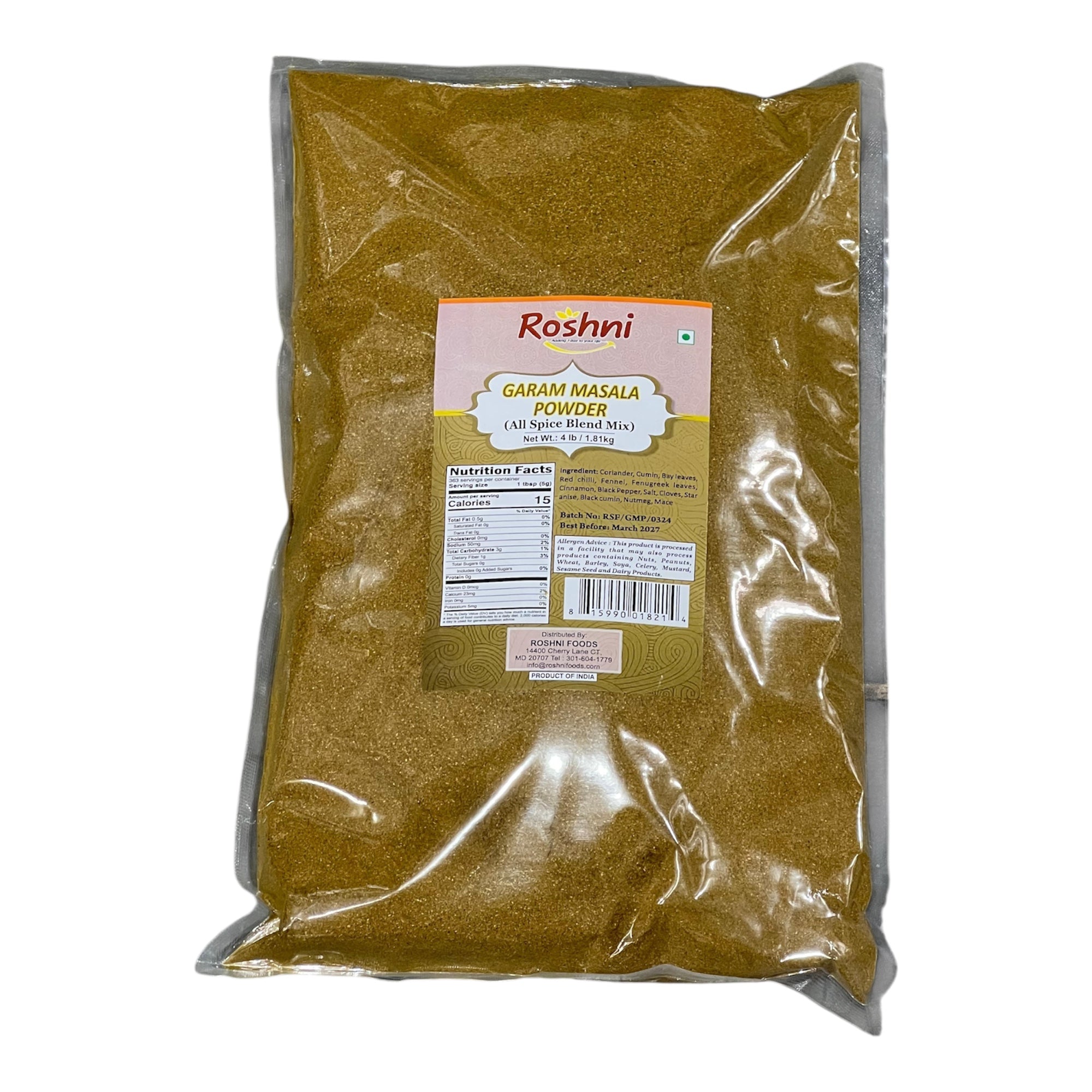 Roshni Garam Masala Powder 4 LB
