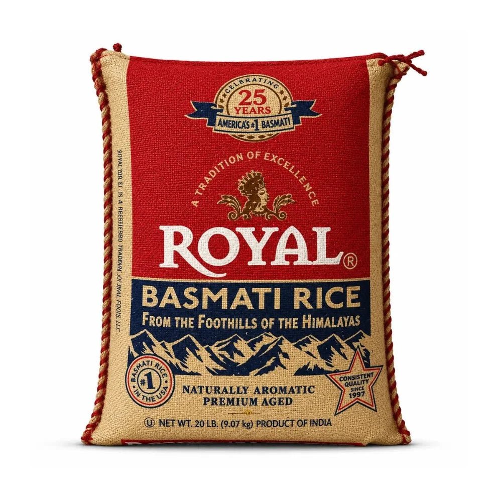 Royal Basmati Rice 20 Lb