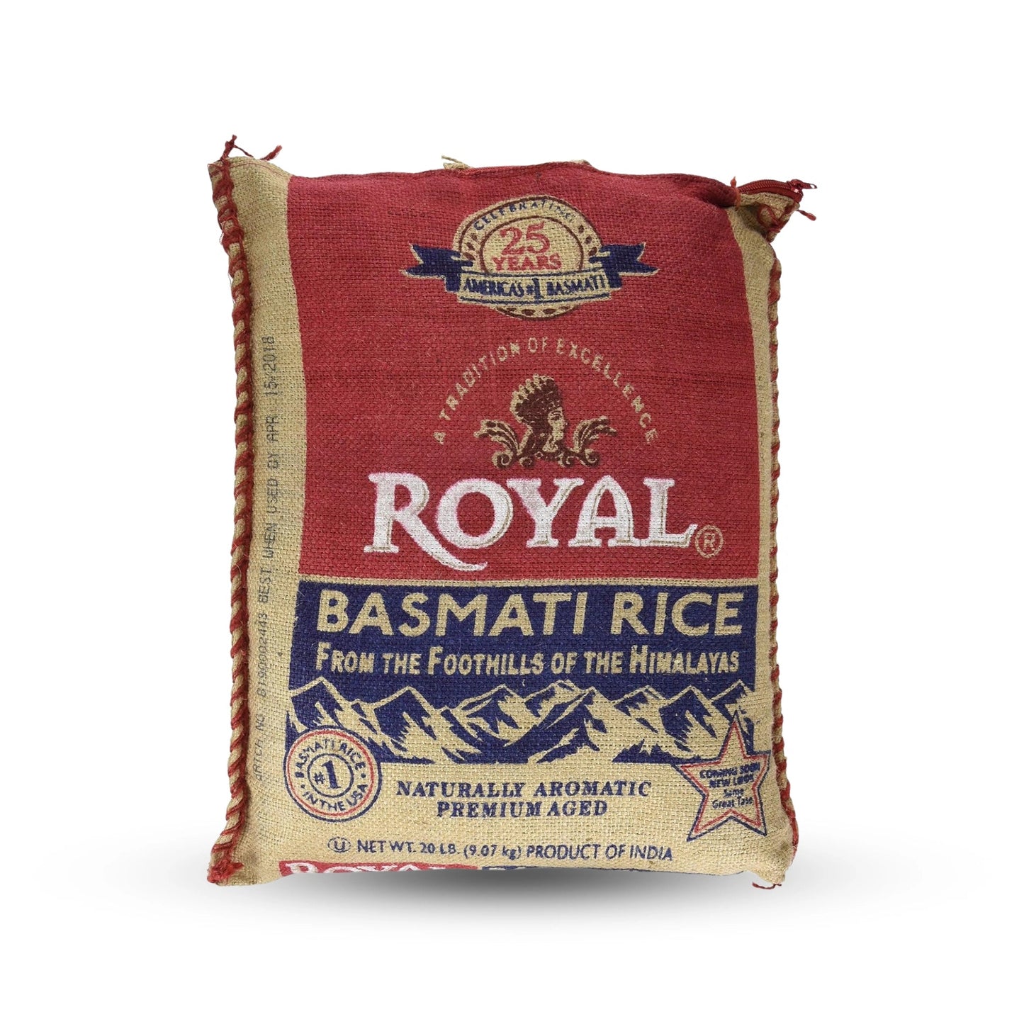 Royal Basmati Rice 20 Lb