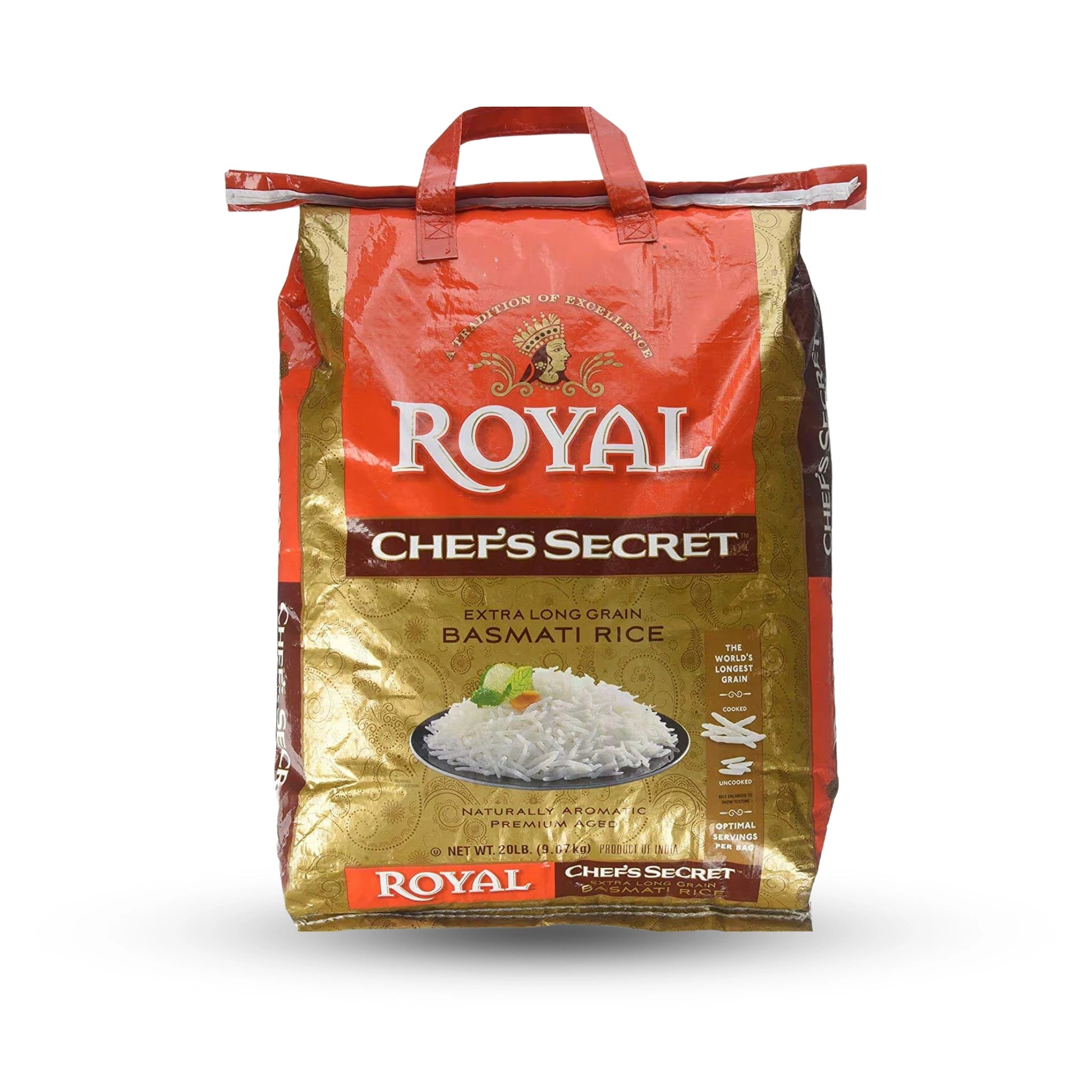 Royal Chef Secret Basmati Rice 20 Lb