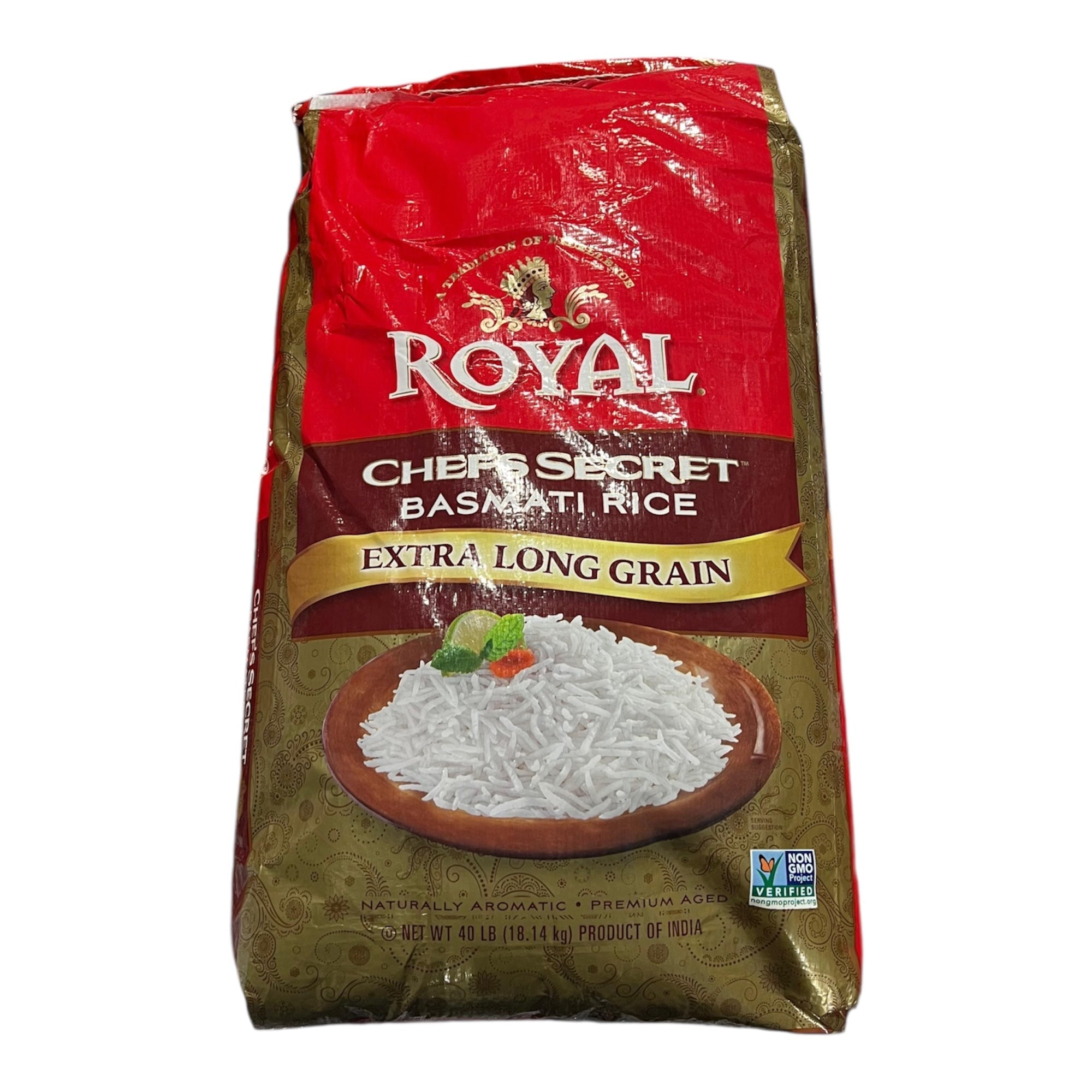 Royal Chef Secret Basmati Rice 40 LB