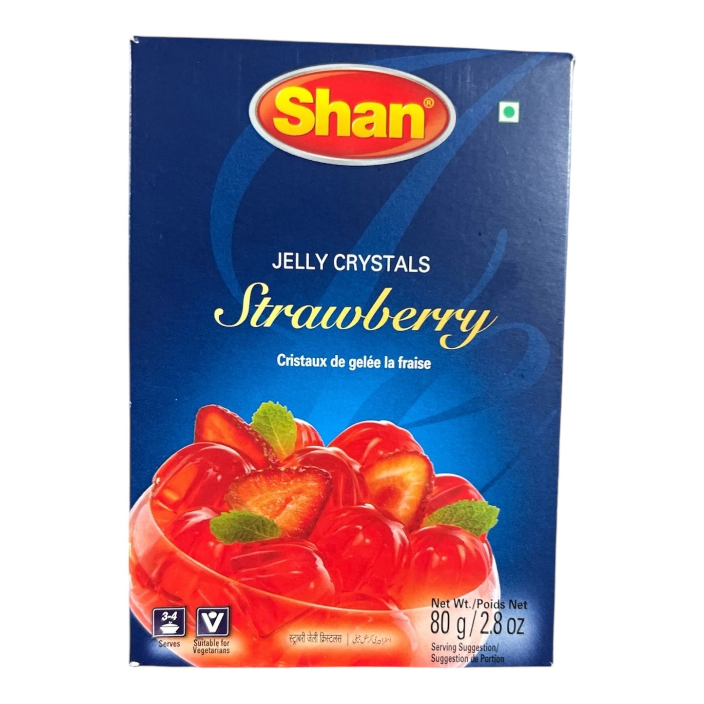 Shan Strawberry Jelly Crystals 80 Gm