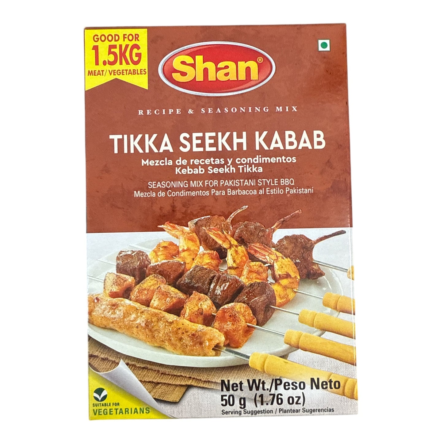 Shan Tikka Seekh Kabab Seasoning Mix 50 Gm