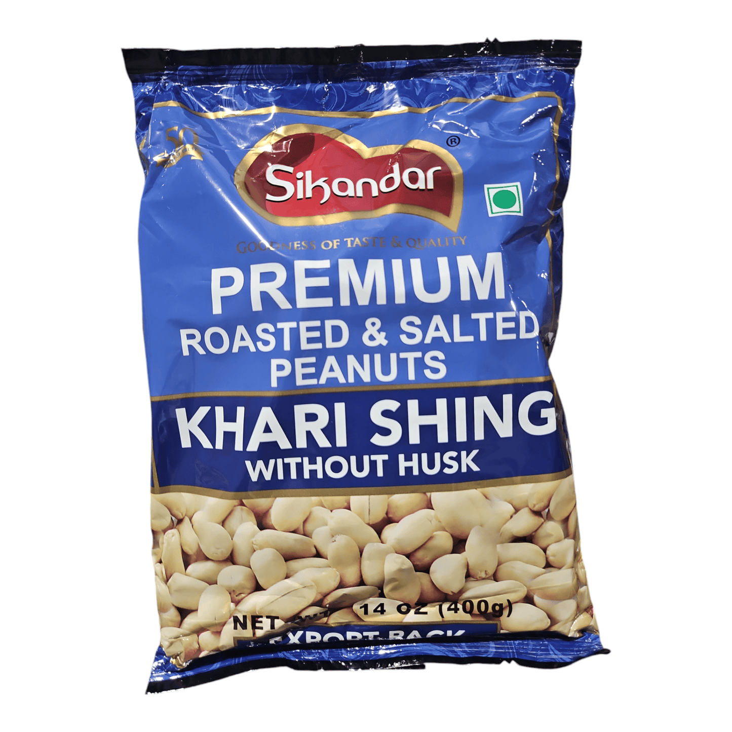 Sikandar Roasted And Salted Peanuts (Khari Shing) 400 Gm
