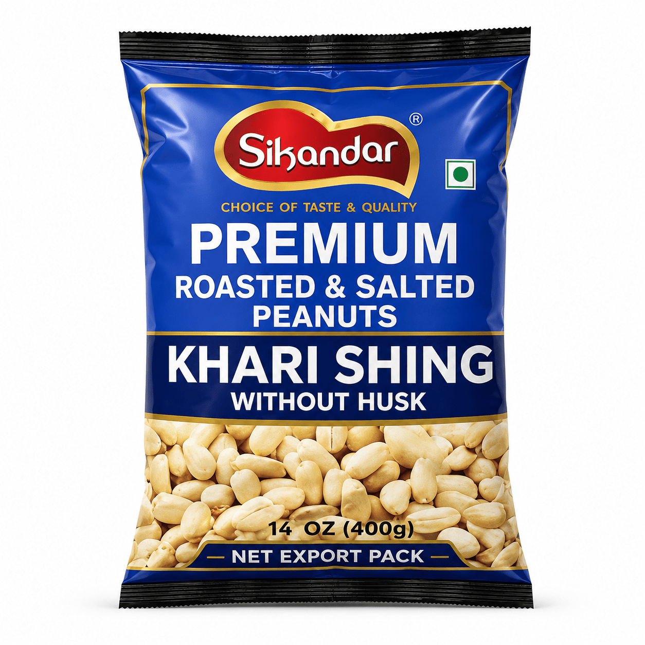 Sikandar Roasted And Salted Peanuts (Khari Shing) 400 Gm