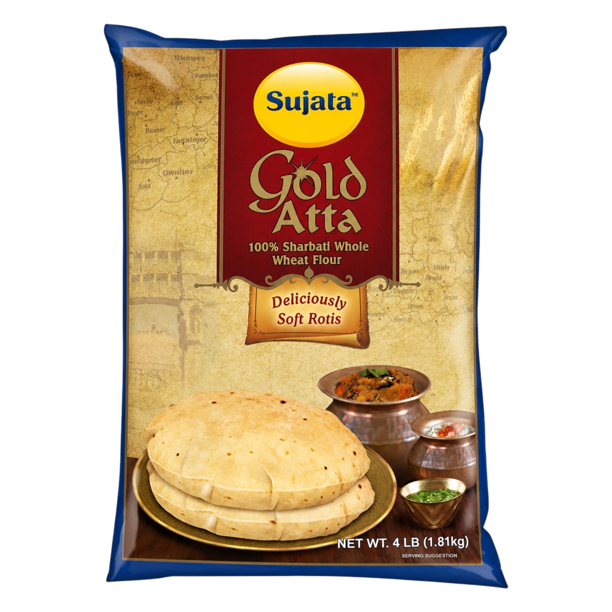 Sujata Gold Atta 4 LB