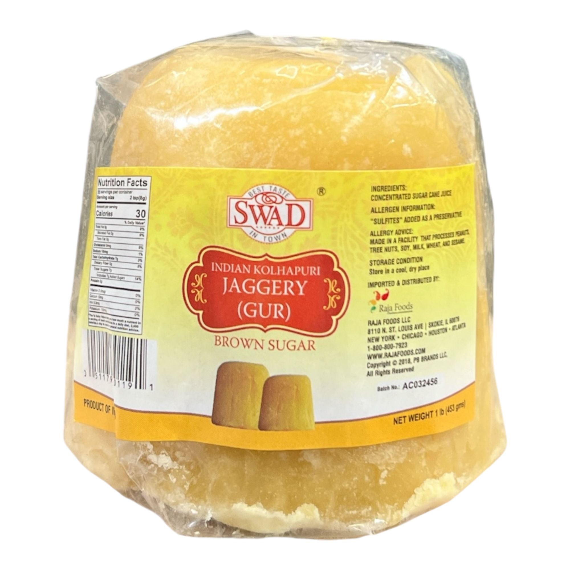 Swad Jaggery (Gur) 500 Gm