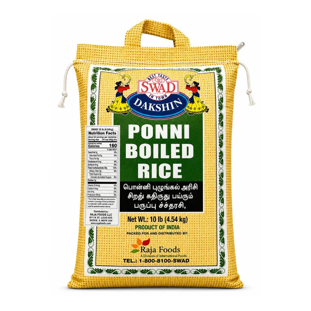 Swad Ponni Boiled Rice 10 LB