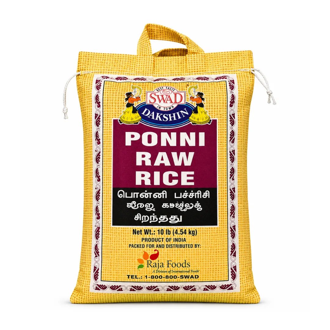 Swad Ponni Raw Rice 10 Lb