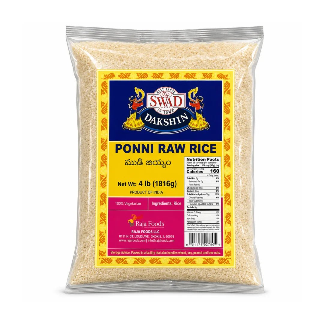 Swad Ponni Raw rice 4 LB