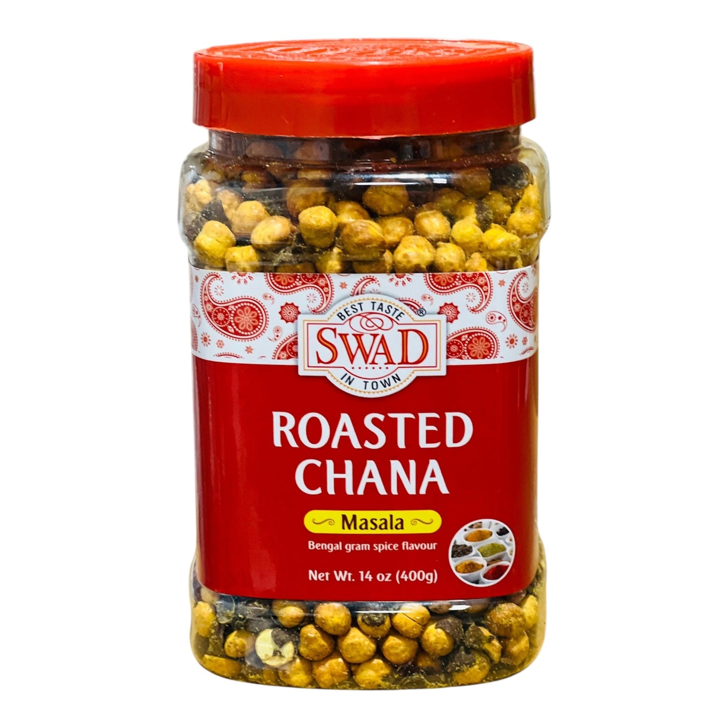 Swad Roasted Chana Bottle 400gm
