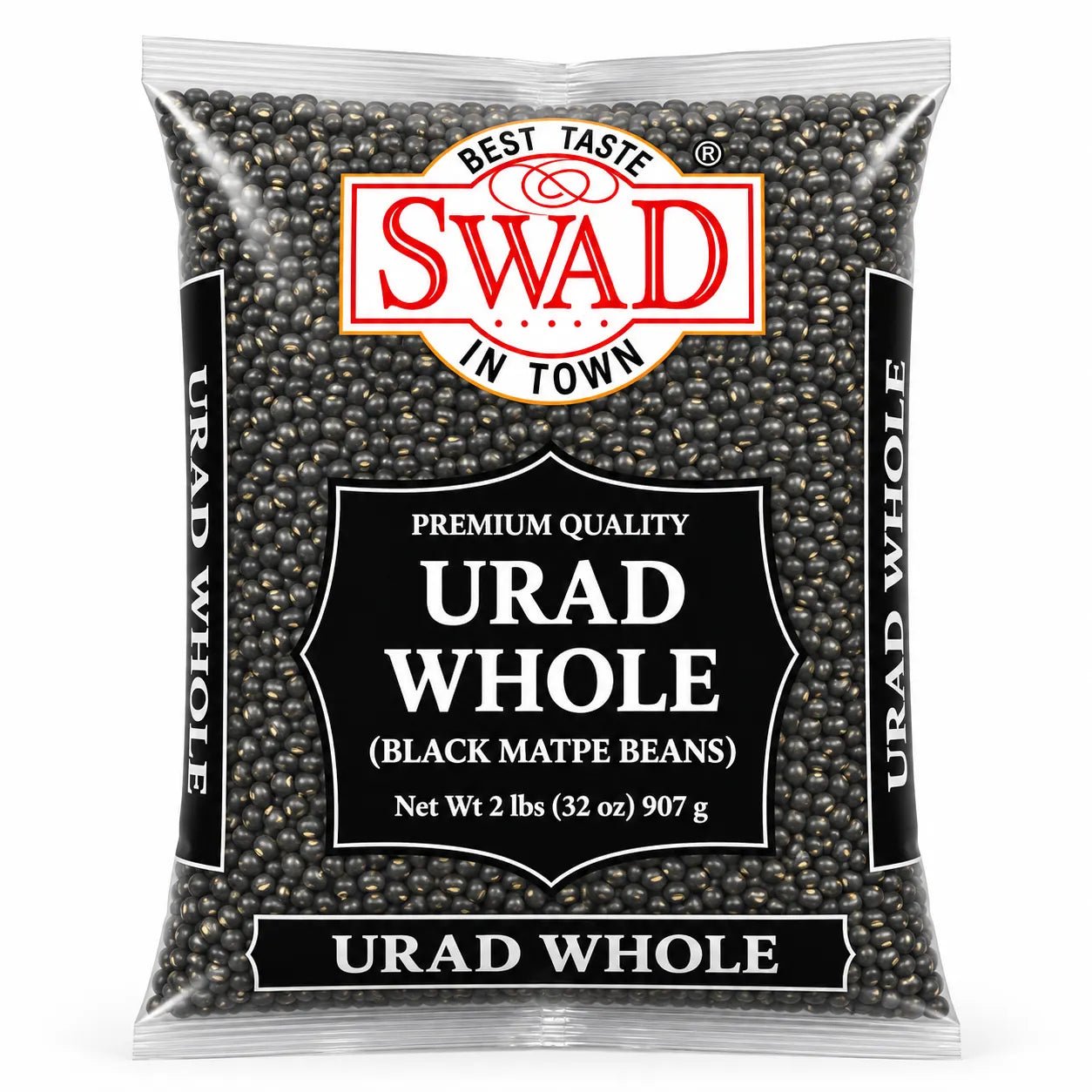 Swad Urad Dal Whole Black 2 Lb