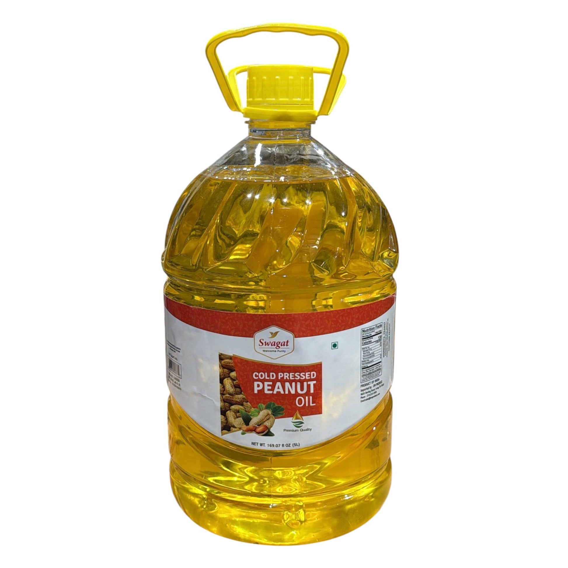 Swagat Peanut Oil (Cold Pressed) 5 LTR