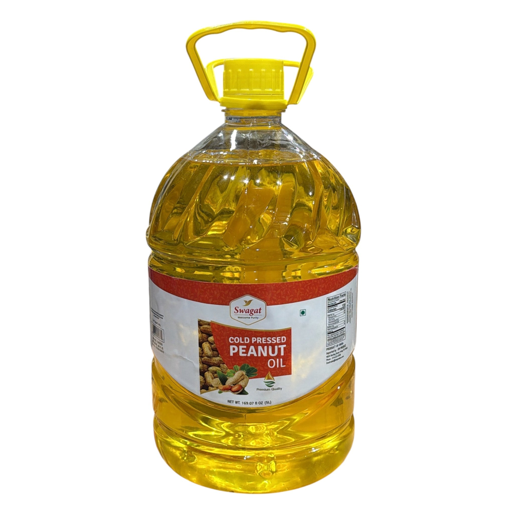 Swagat Peanut Oil (Cold Pressed) 5 LTR