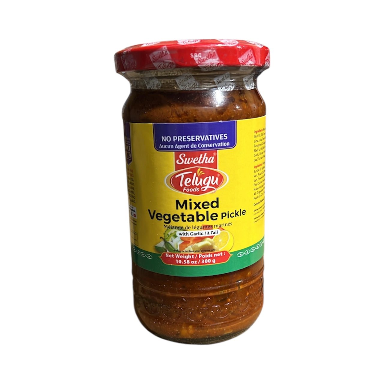 Telugu Foods Mix Veg Pickle 300 GM